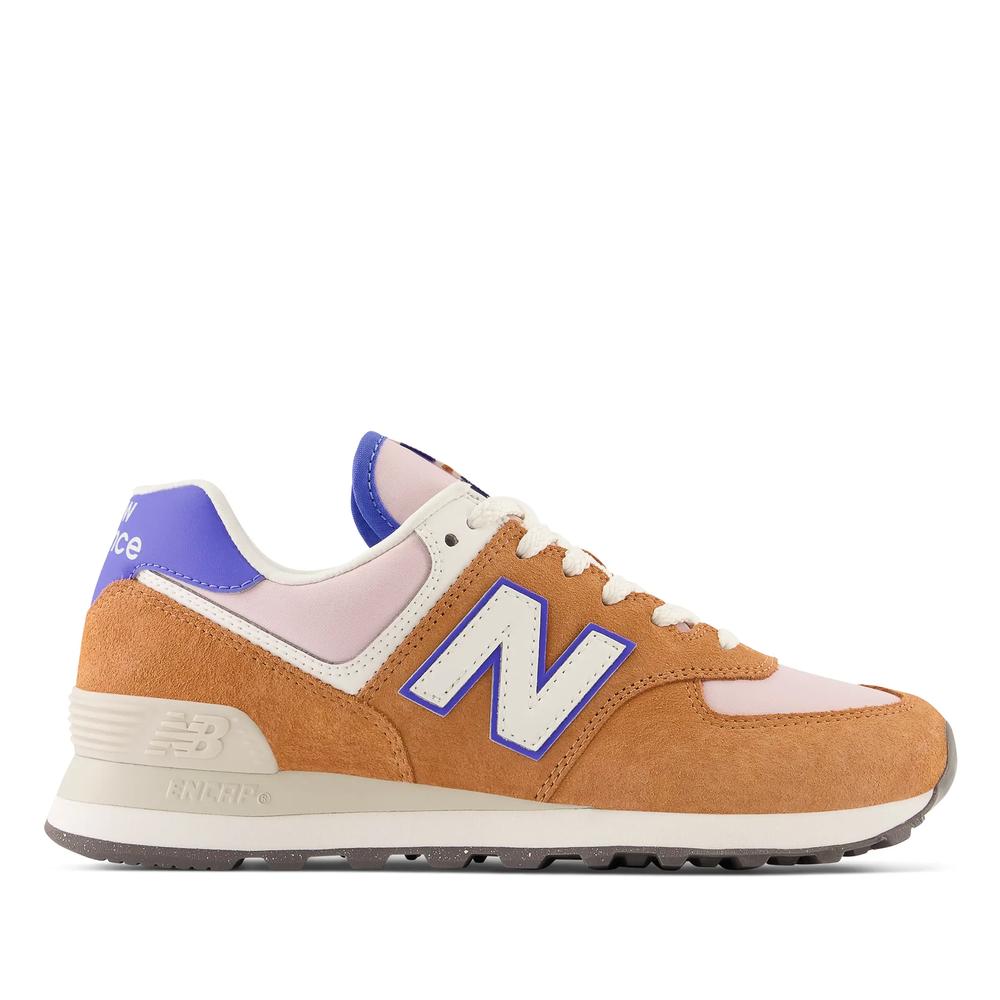 Topánky New Balance WL574QB – hnedý
