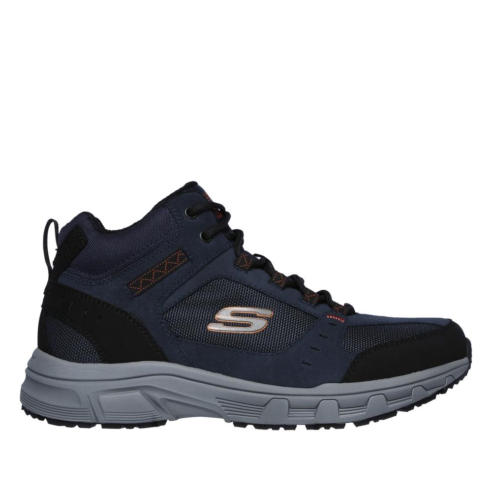 Topánky Skechers Relaxed Fit Oak Canyon Ironhide 51895NVOR - tmavomodré