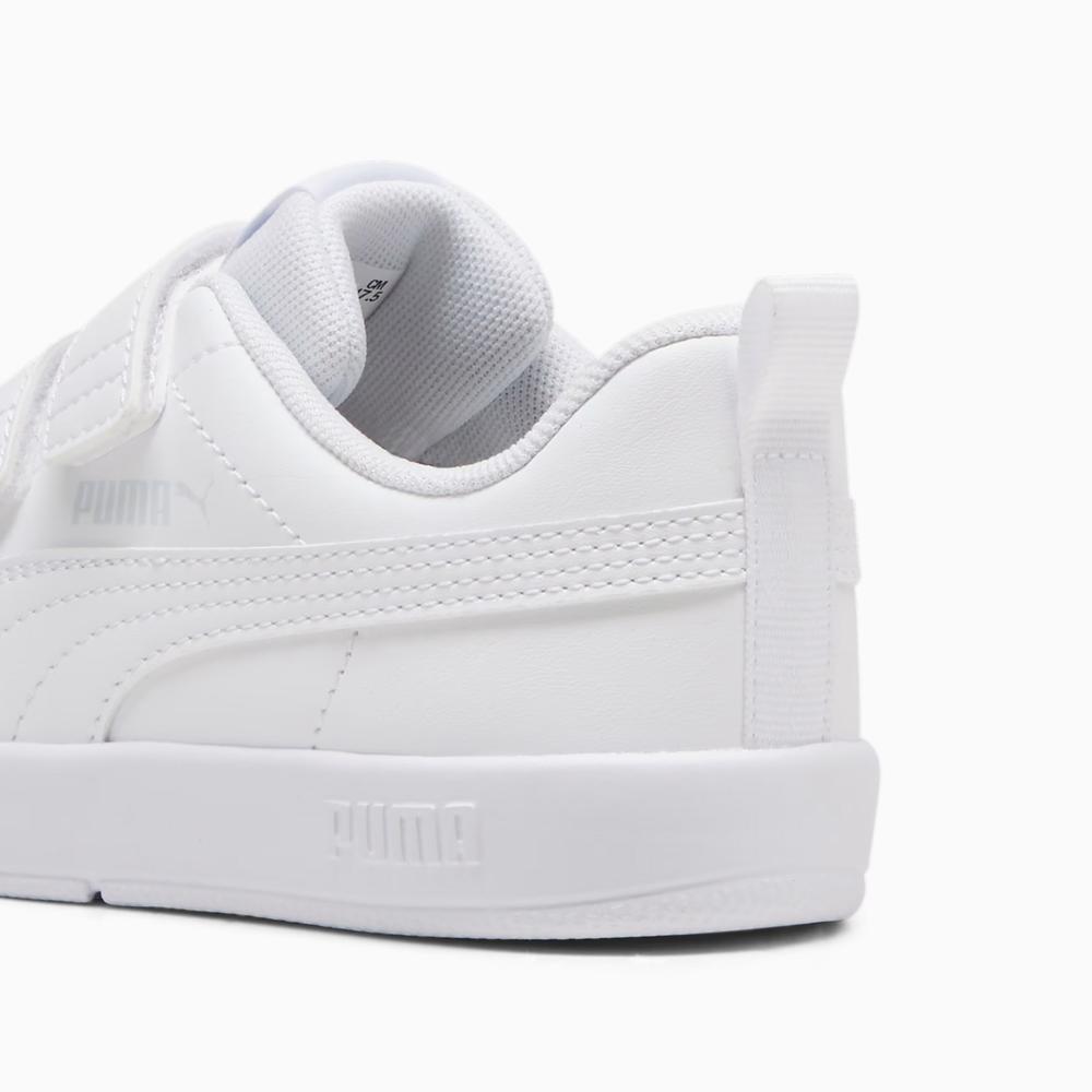 Detské topánky Puma Courtflex V3 V PS 39764202 - biele