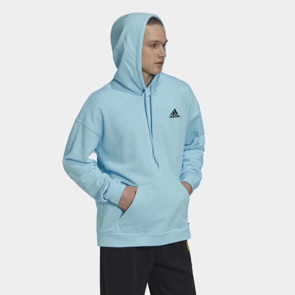 Blúza adidas Clubhouse Tennis Hoodie HK6467 - modré