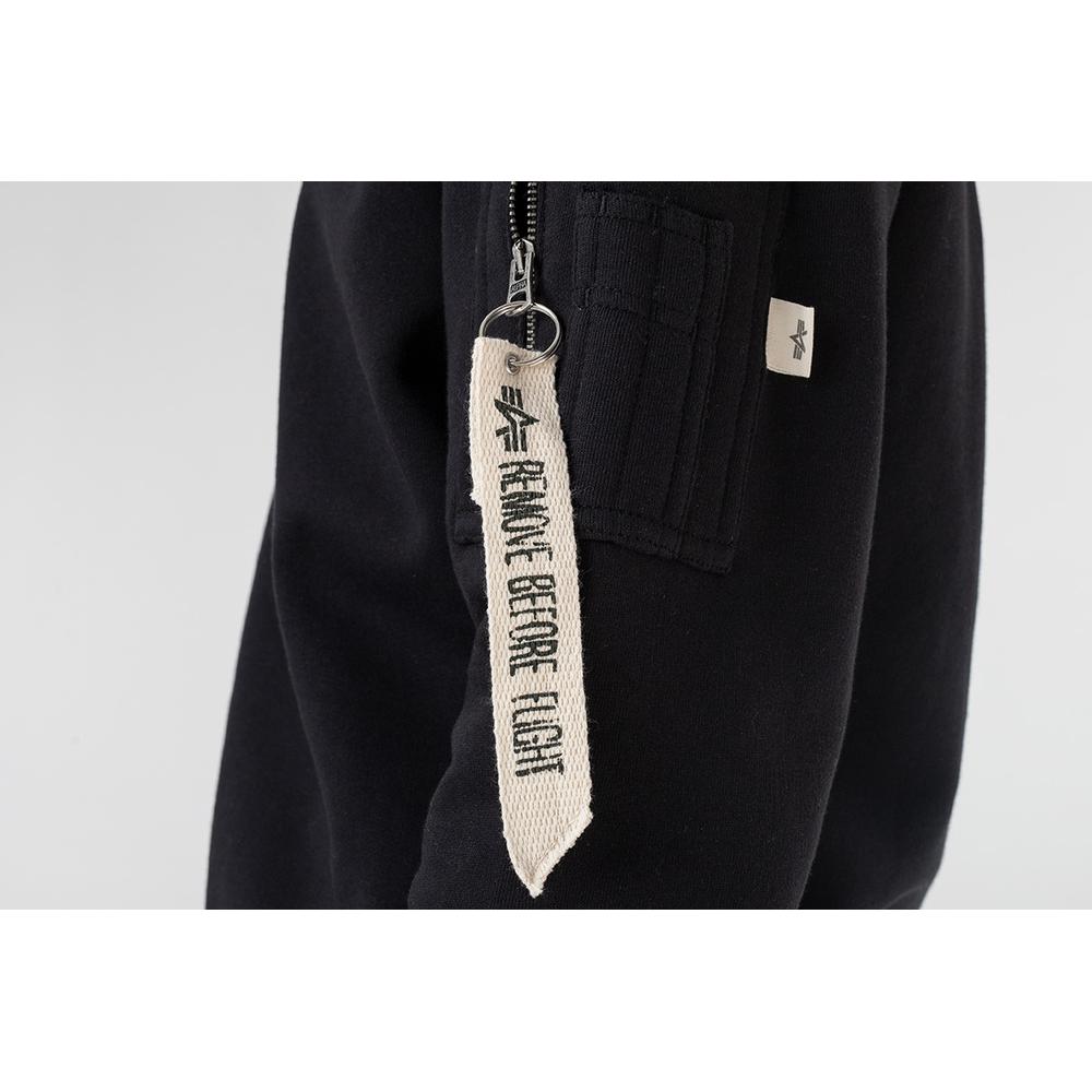 Blúza Alpha Industries Organics EMB Sweater 118316649 - čierne