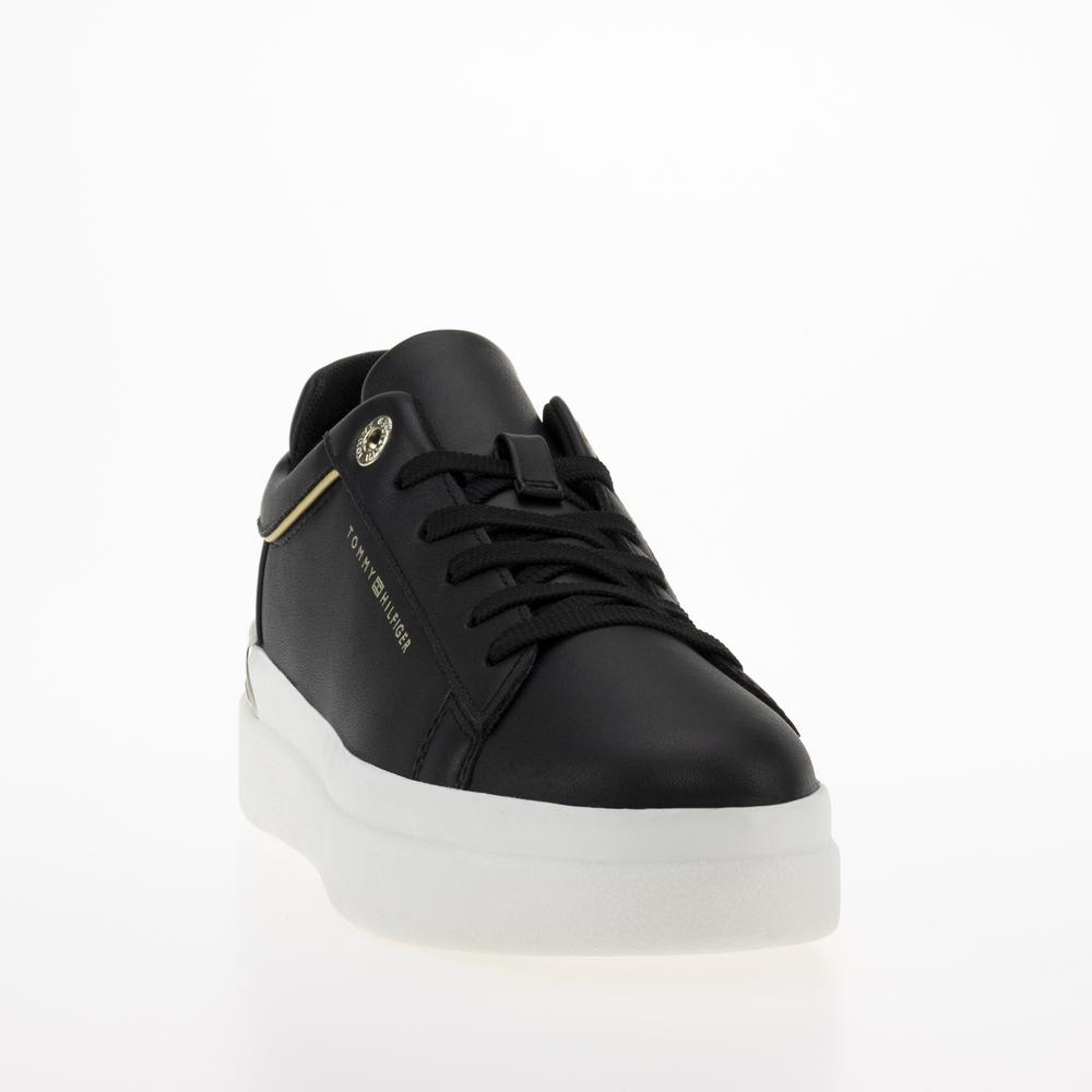 Topánky Tommy Hilfiger Lux Metallic Cupsole FW0FW07030-BDS - čierne
