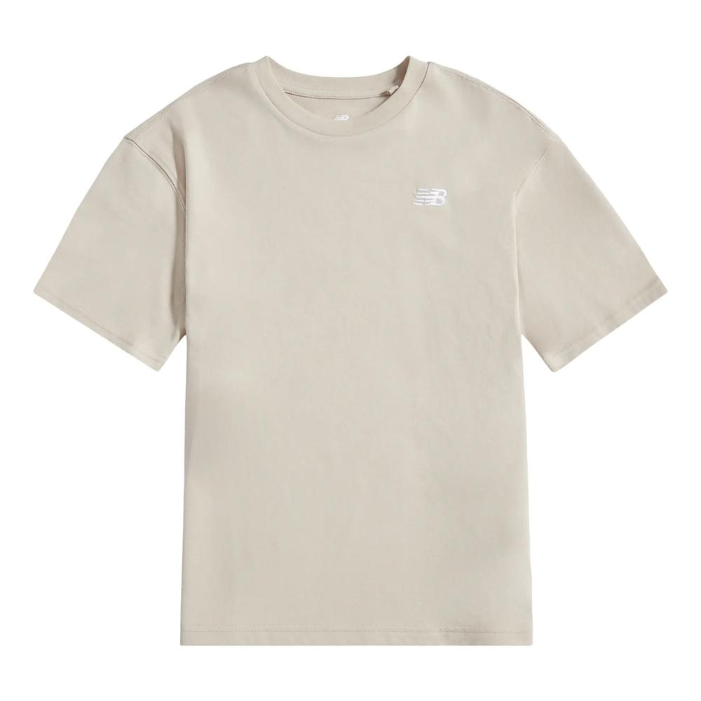 Detské tričko New Balance LAKB0001TWF - béžové