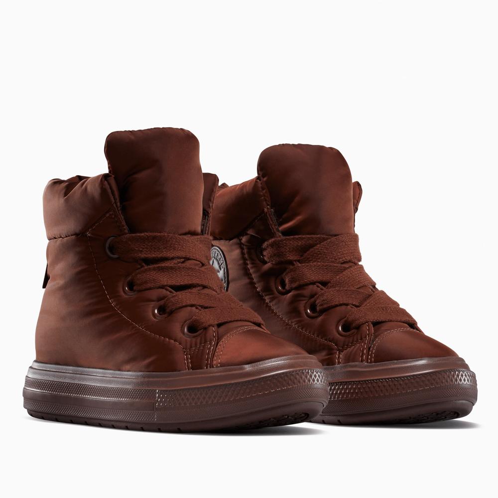 Dámske topánky Converse Chuck Taylor All Star Elements Boot A12940C - hnedé