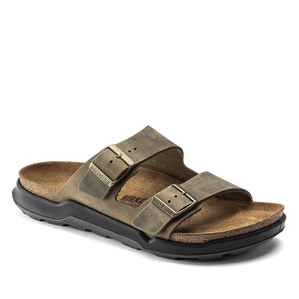 Klapky pánske Birkenstock Arizona Crosstown 1018463 - hnedé