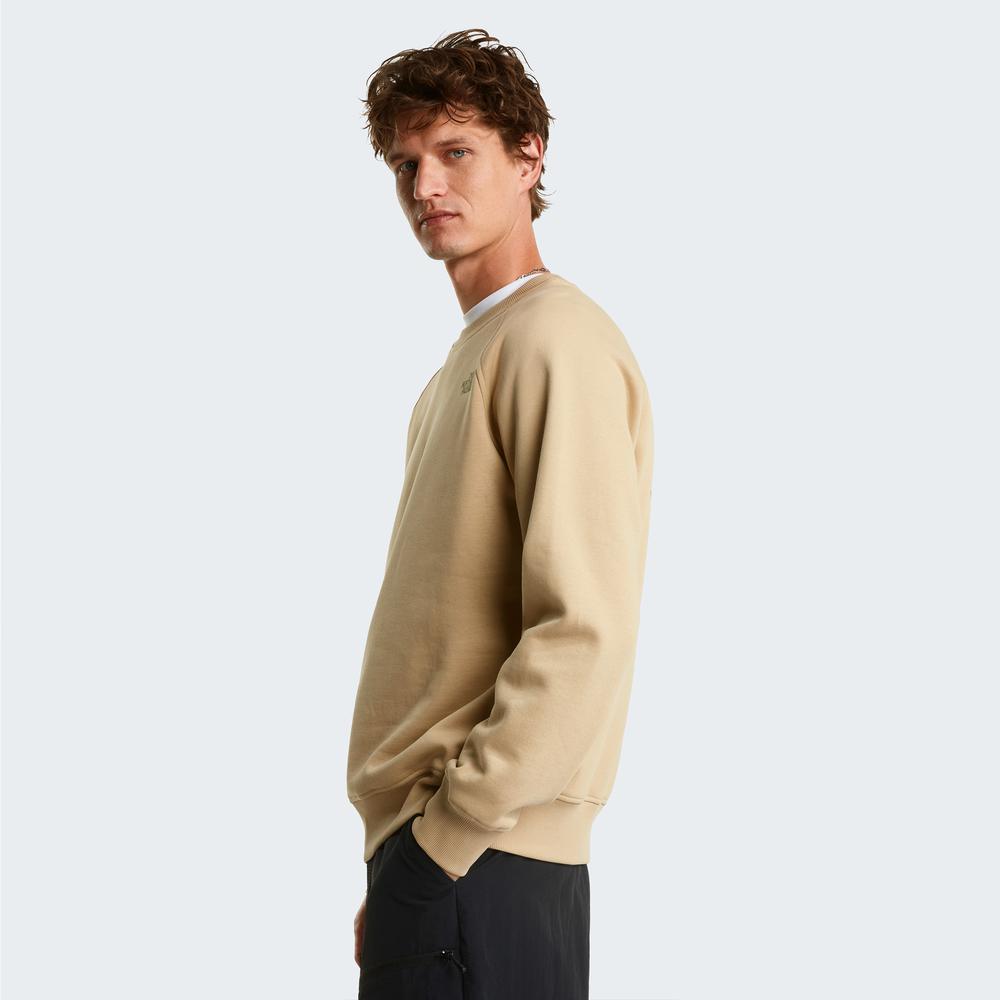 Mužský blúza The North Face Raglan Box NS Crew 0A89FALK51 - béžové