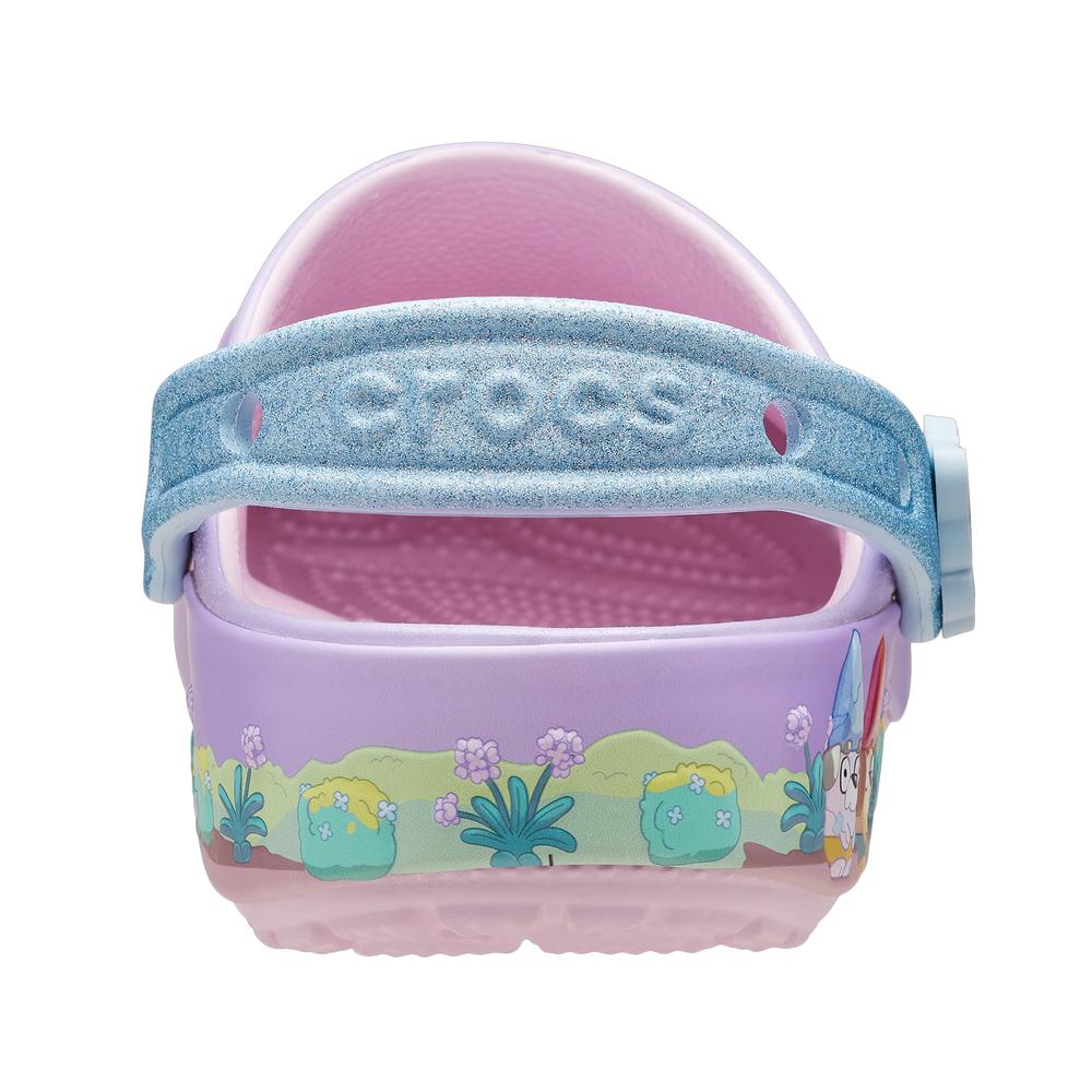 Detské klapky Crocs Toddler Bluey Friends Forever Classic Clog 212370-90H - ružové