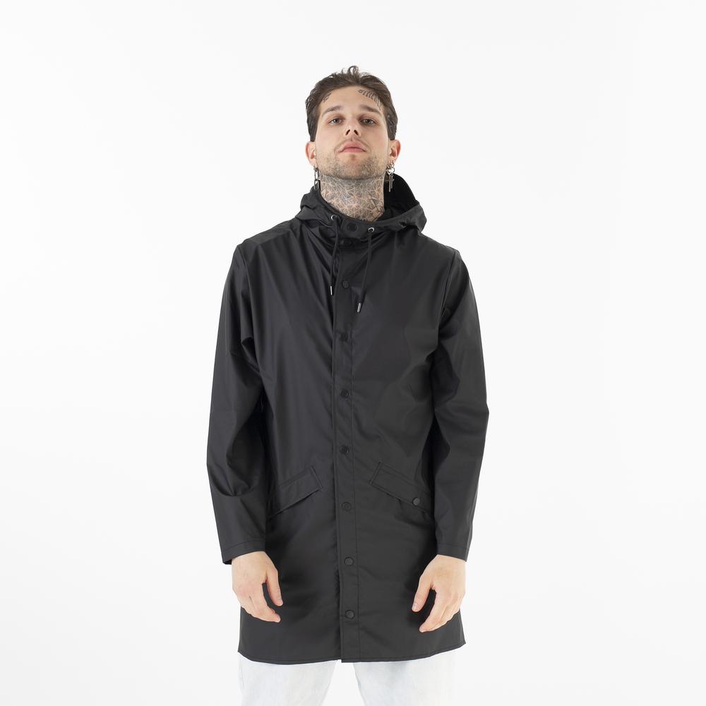 Bunda Rains Long Jacket 12020-01 - čierne