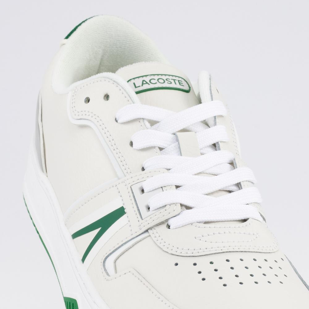 Topánky Lacoste Leather Trainers 742SMA0092-082 - biele