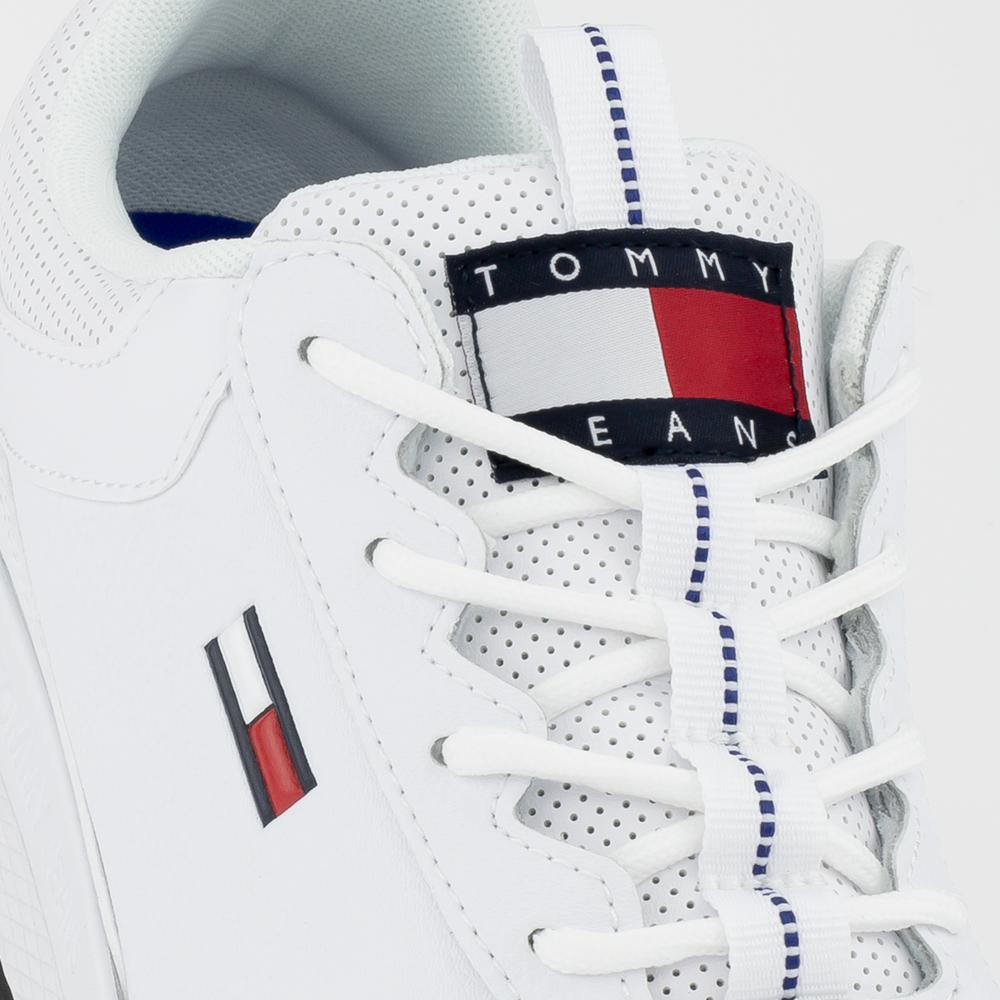 Topánky Tommy Jeans Flexi Runner EM0EM01080-YBR - biele
