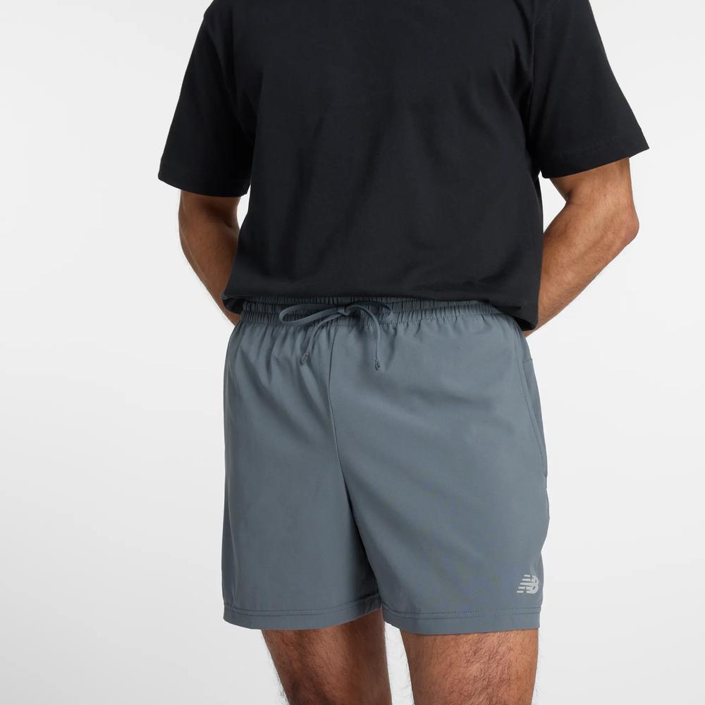 Pánske šortky New Balance MS41227GT - šedý