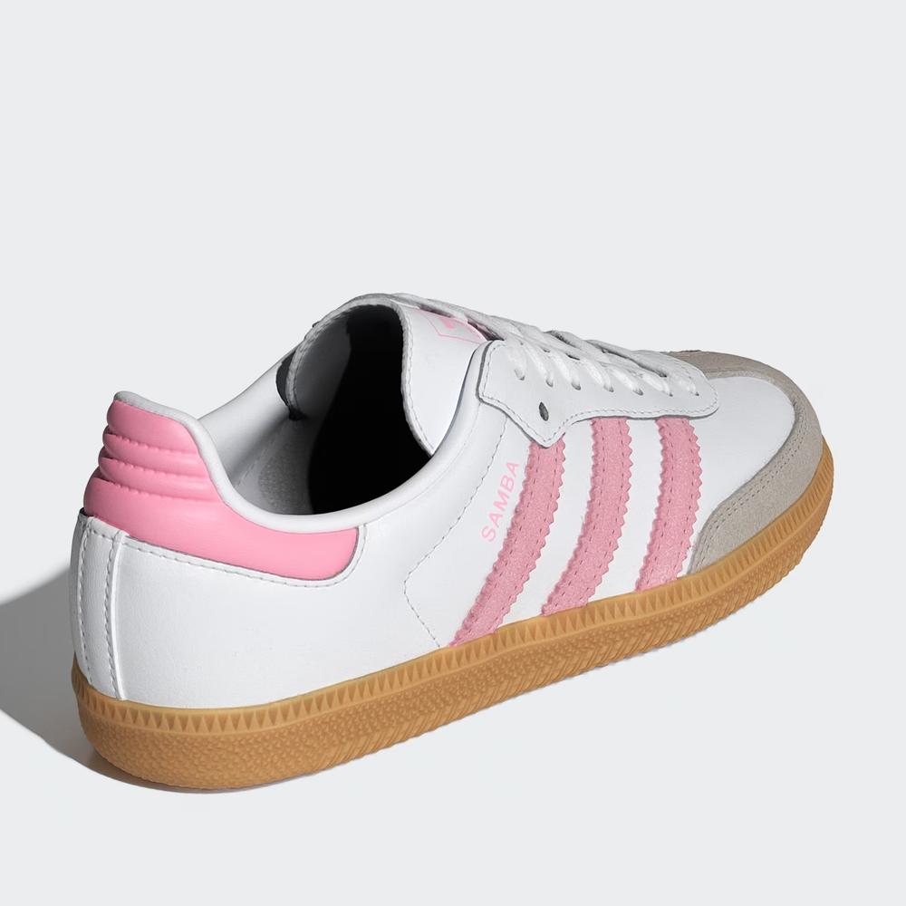 Detské topánky adidas Originals Samba OG J JQ2018 - biele
