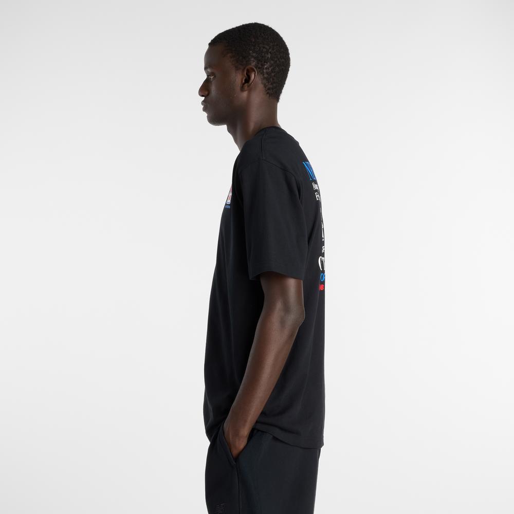 Pánske tričko New Balance MT61Y1F6BK - čierne