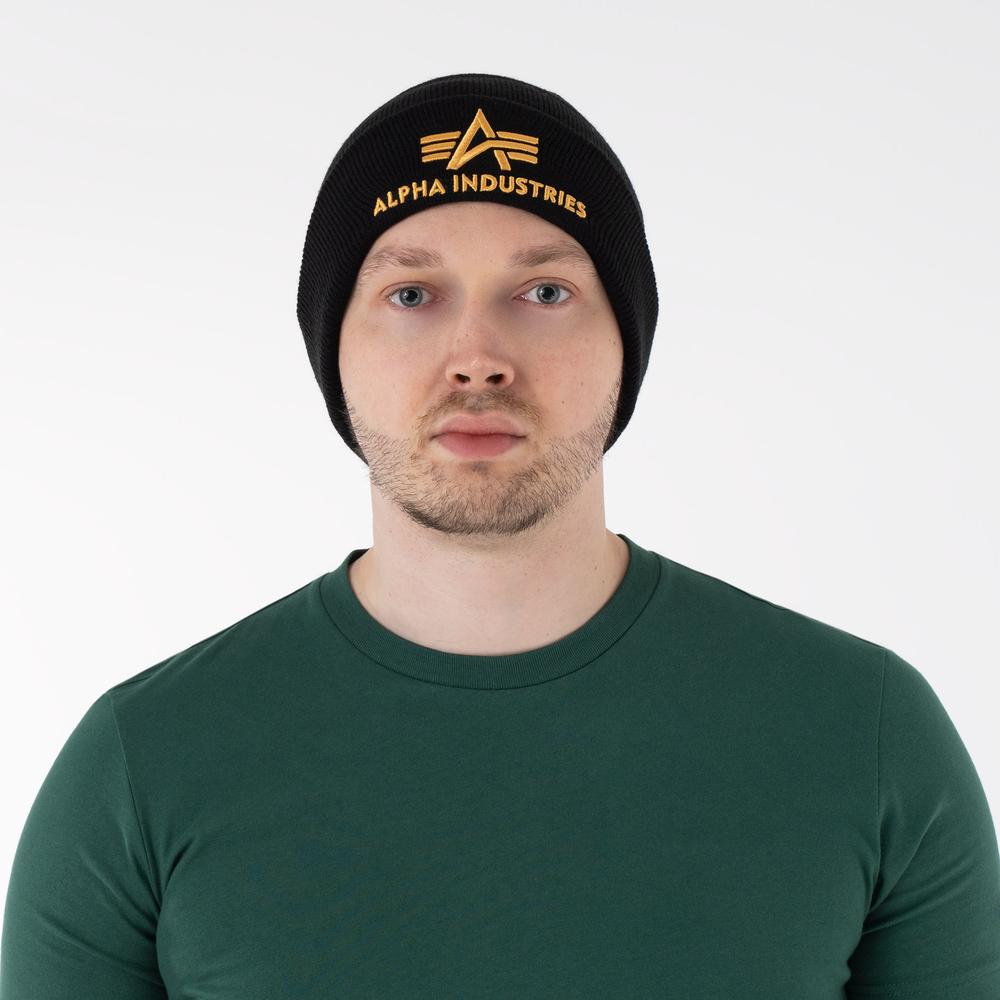 Čiapka Alpha Industries 3D Beanie 168910583 - čierne