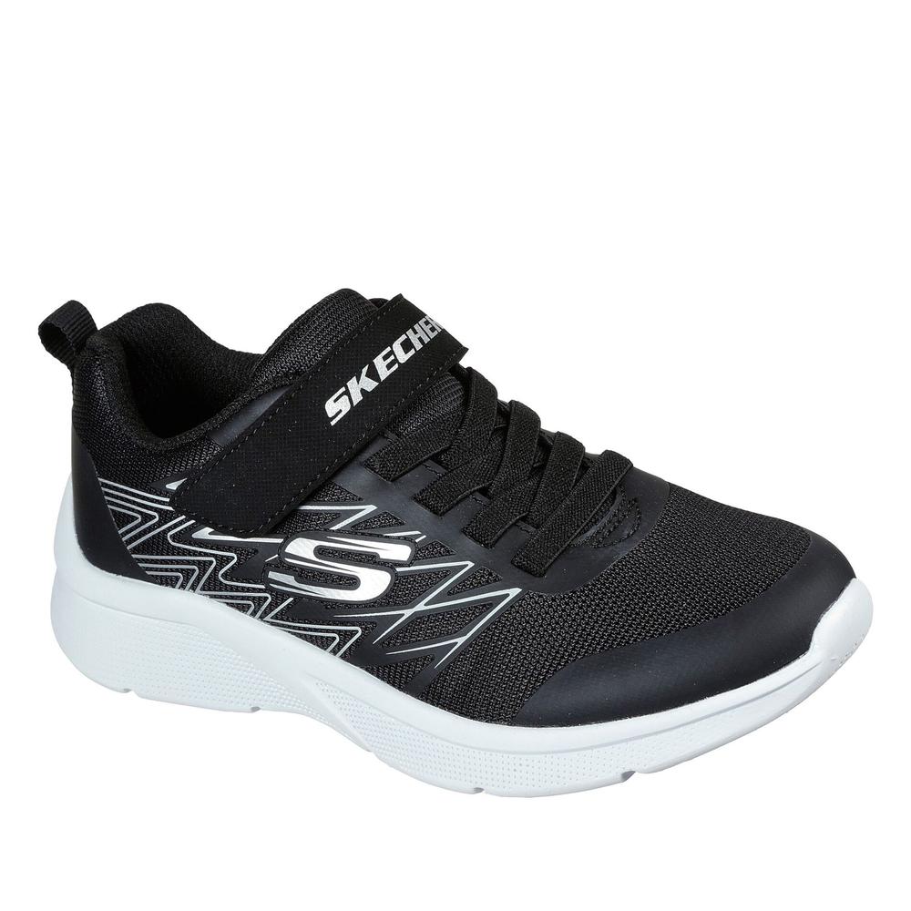 Topánky Skechers Microspec Texlor 403770LBKSL - čierne