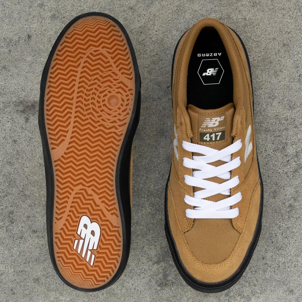 Topánky unisex New Balance Numeric UN417CWB - hnedé