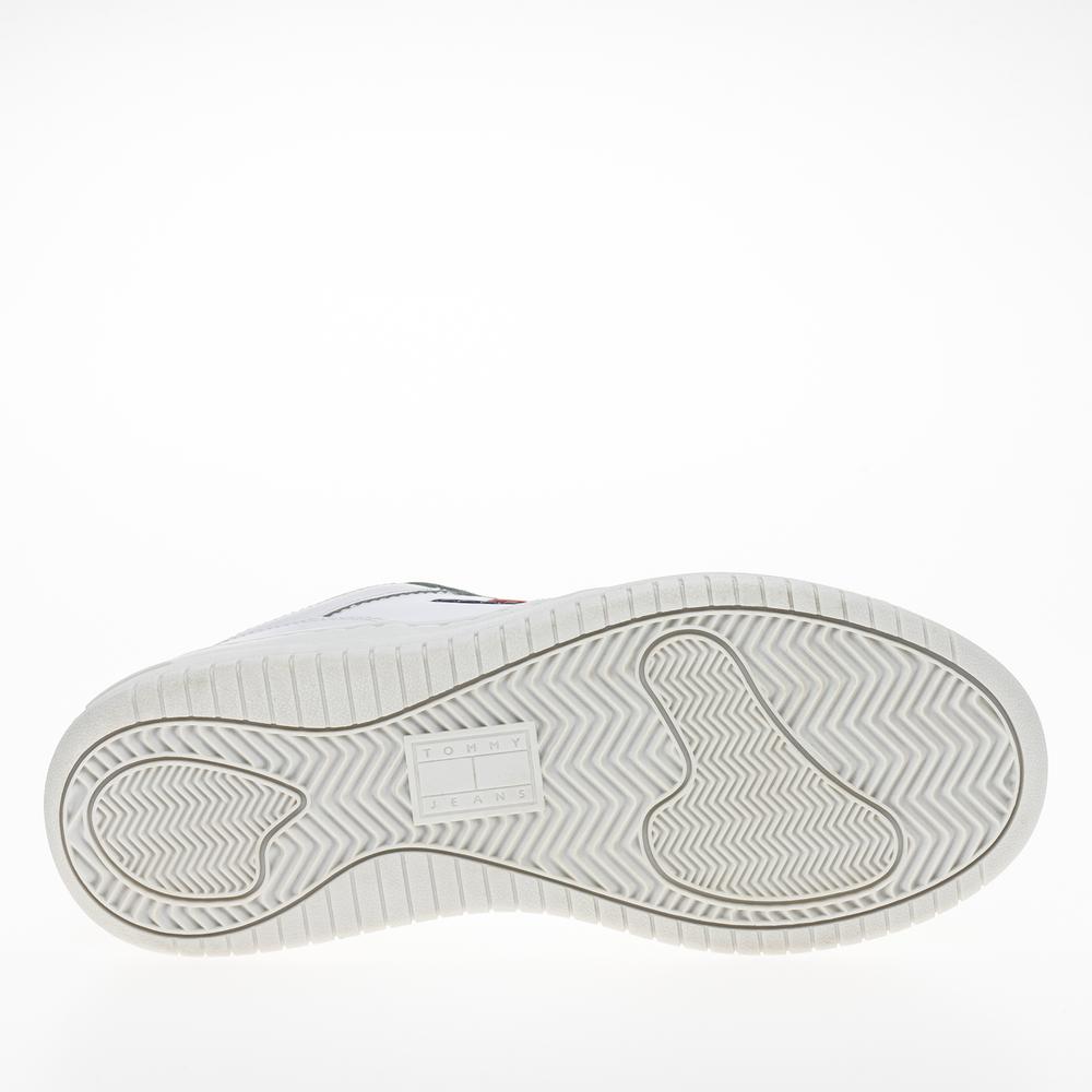 Topánky Tommy Hilfiger TJW Retro Basket Flatform Ess EN0EN02506-YBS - biele