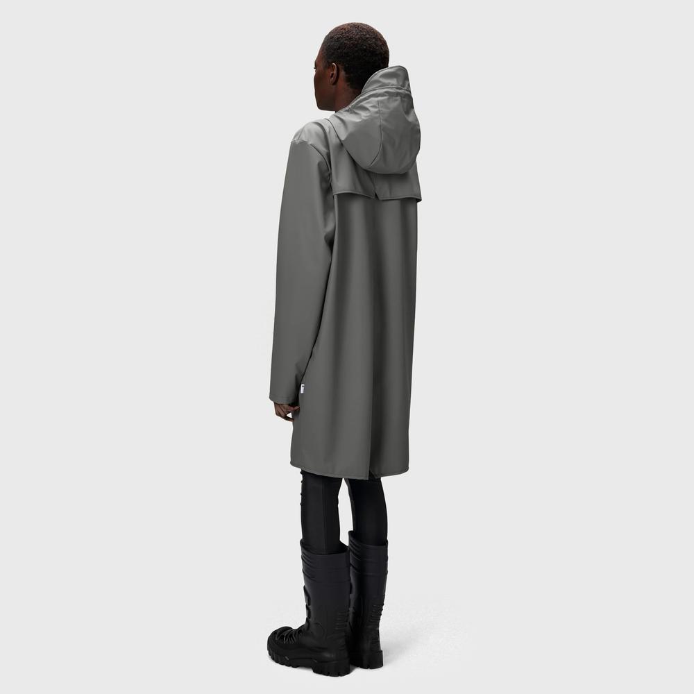 Bunda Rains Long Jacket 12020-13 - šedý