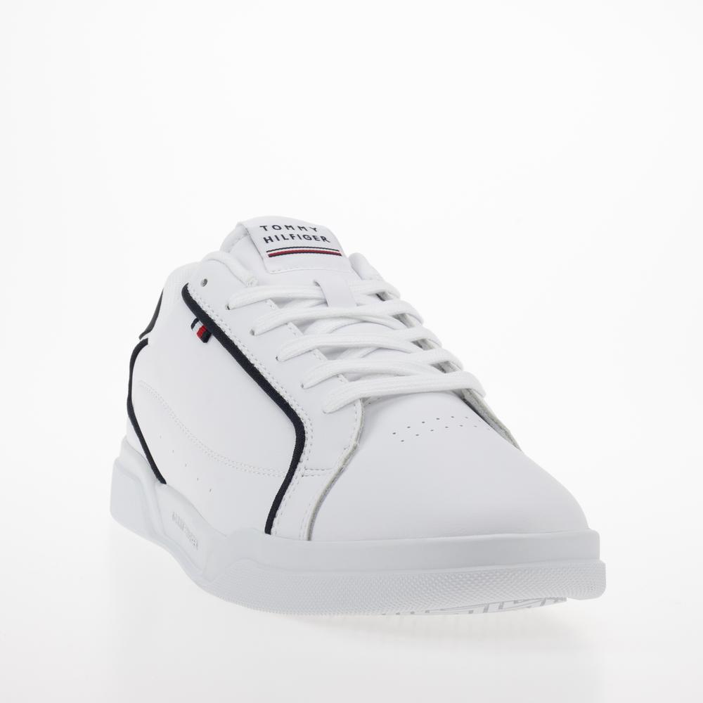 Topánky Tommy Hilfiger Lo Cup Leather FM0FM04429-YBS - biele