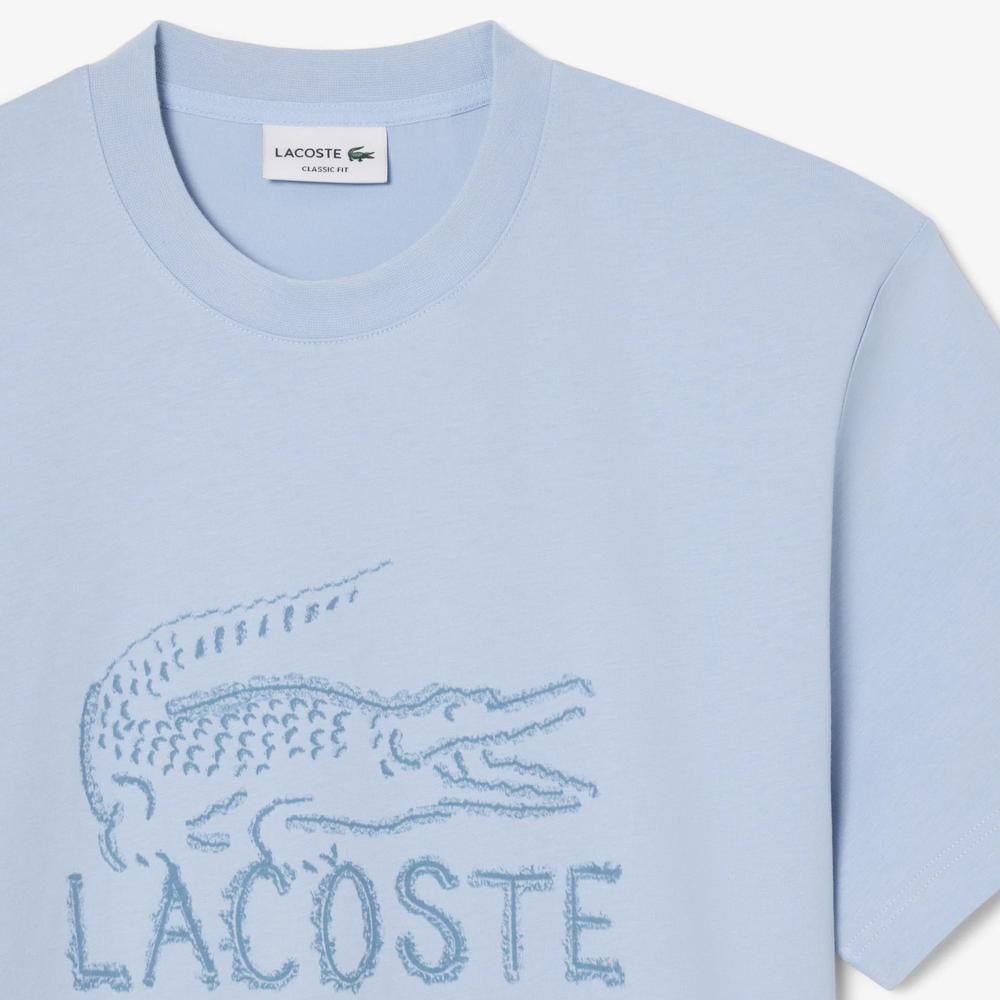 Mužský tričko Lacoste TH1427-HBA - modré