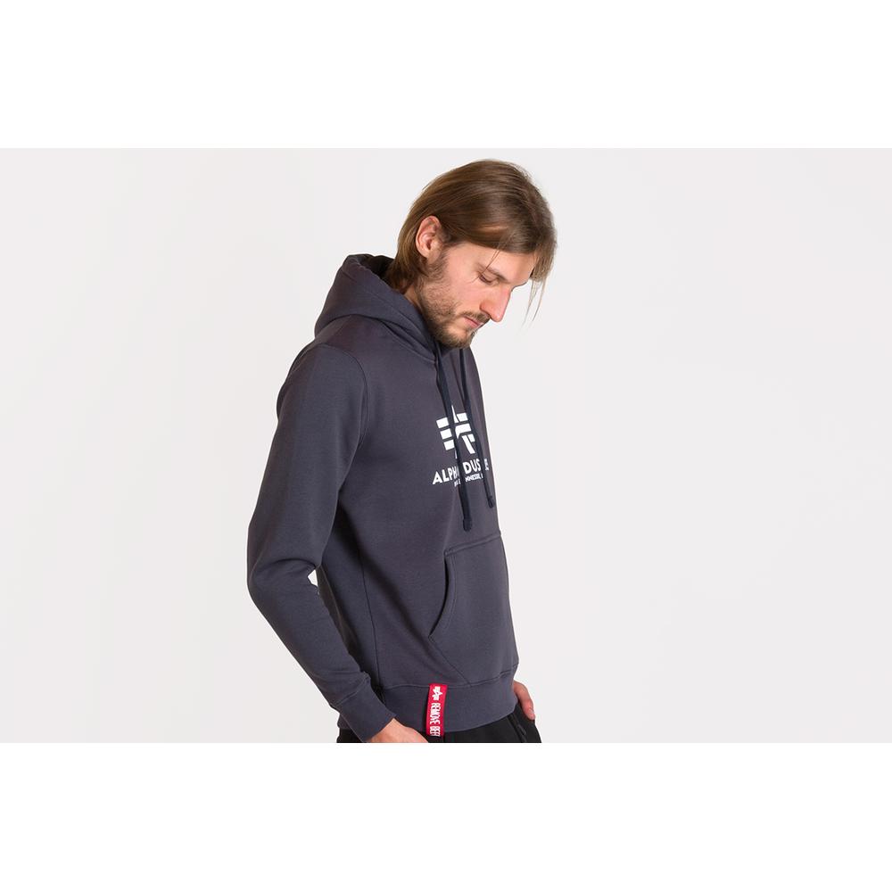 Blúza Alpha Industries Basic Hoody 17831202 - šedý