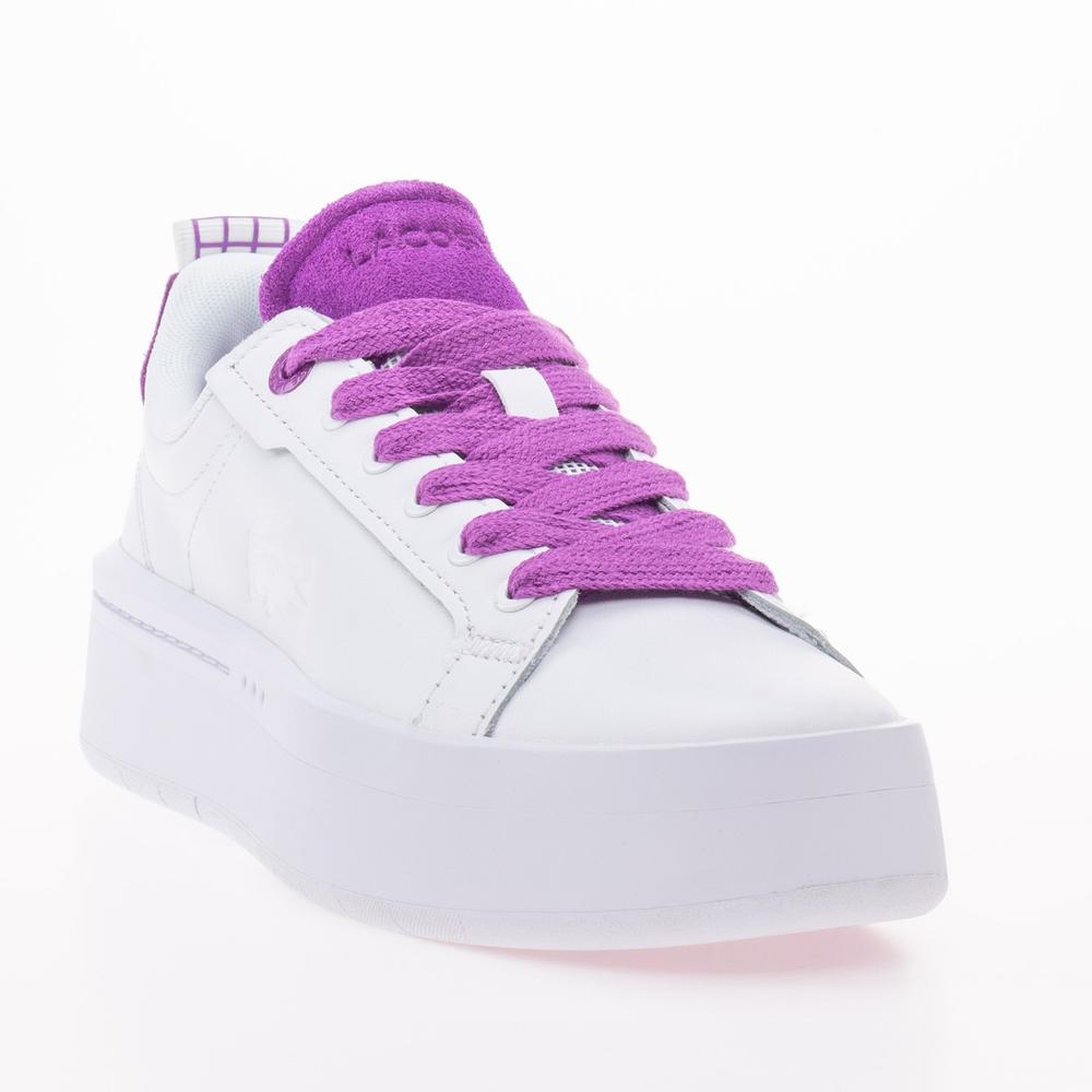 Topánky Lacoste Carnaby Plat 123 1 SFA 745SFA0040-Z54 - biele