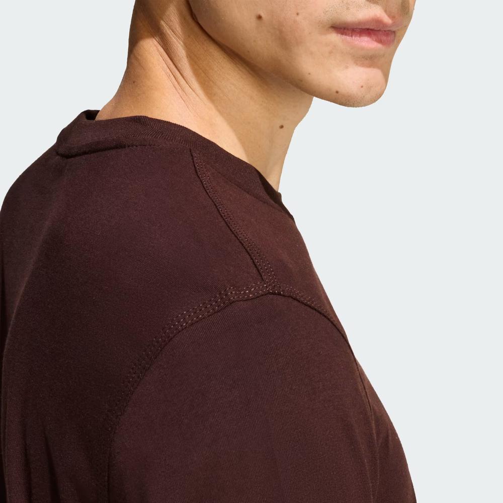 Tričko pánske adidas Originals Trefoil Essentials KE1146 - hnedé