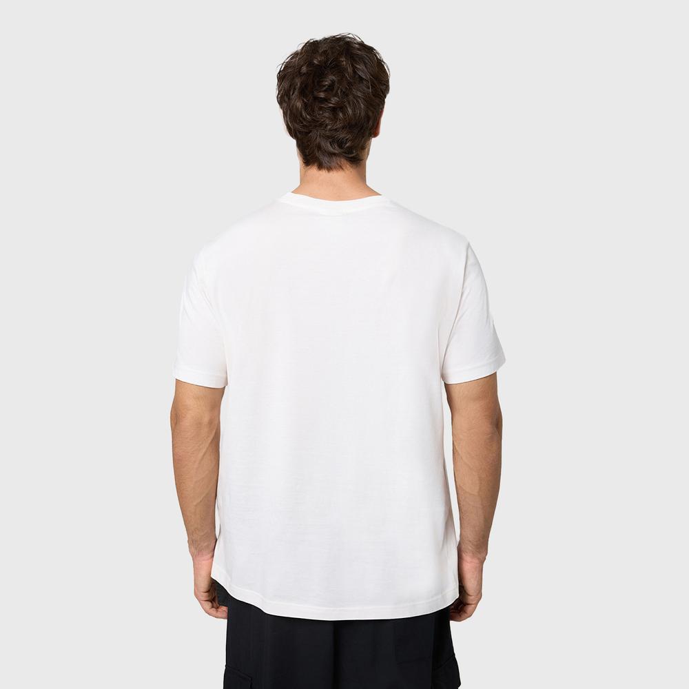 Tričko Champion Tonal Logo Crewneck 220278-WW036 - biele