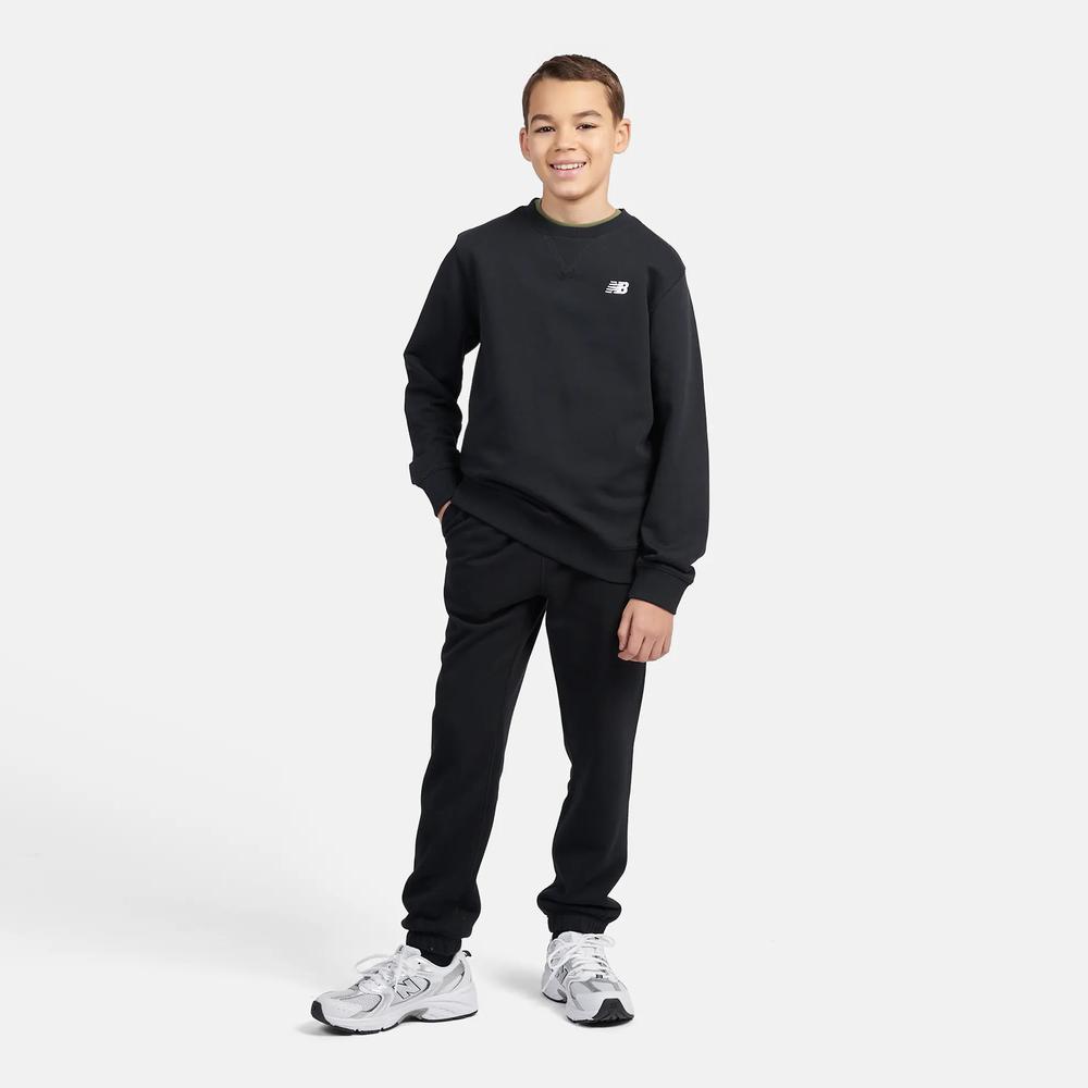 Dětské mikina New Balance LAKB0055BK - čierne