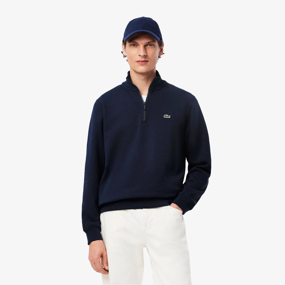 Blúza pánske Lacoste Interlock SH9774-166 - tmavomodré