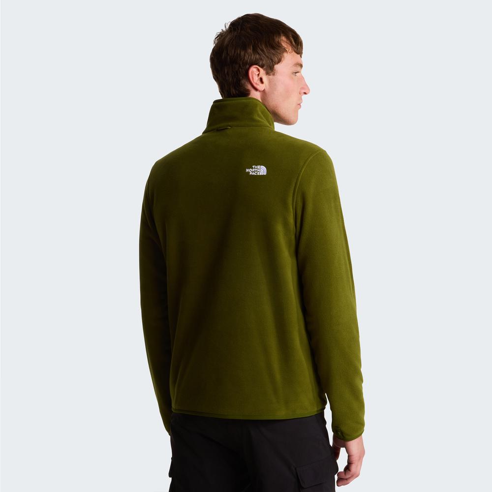 Mužský blúza The North Face Glacier Full-Zip Fleece 0A8D0RBRI1 - zelené