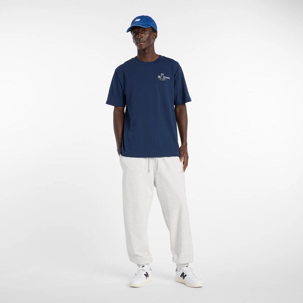 Pánske tričko New Balance MT61J9ICNNY - tmavomodré
