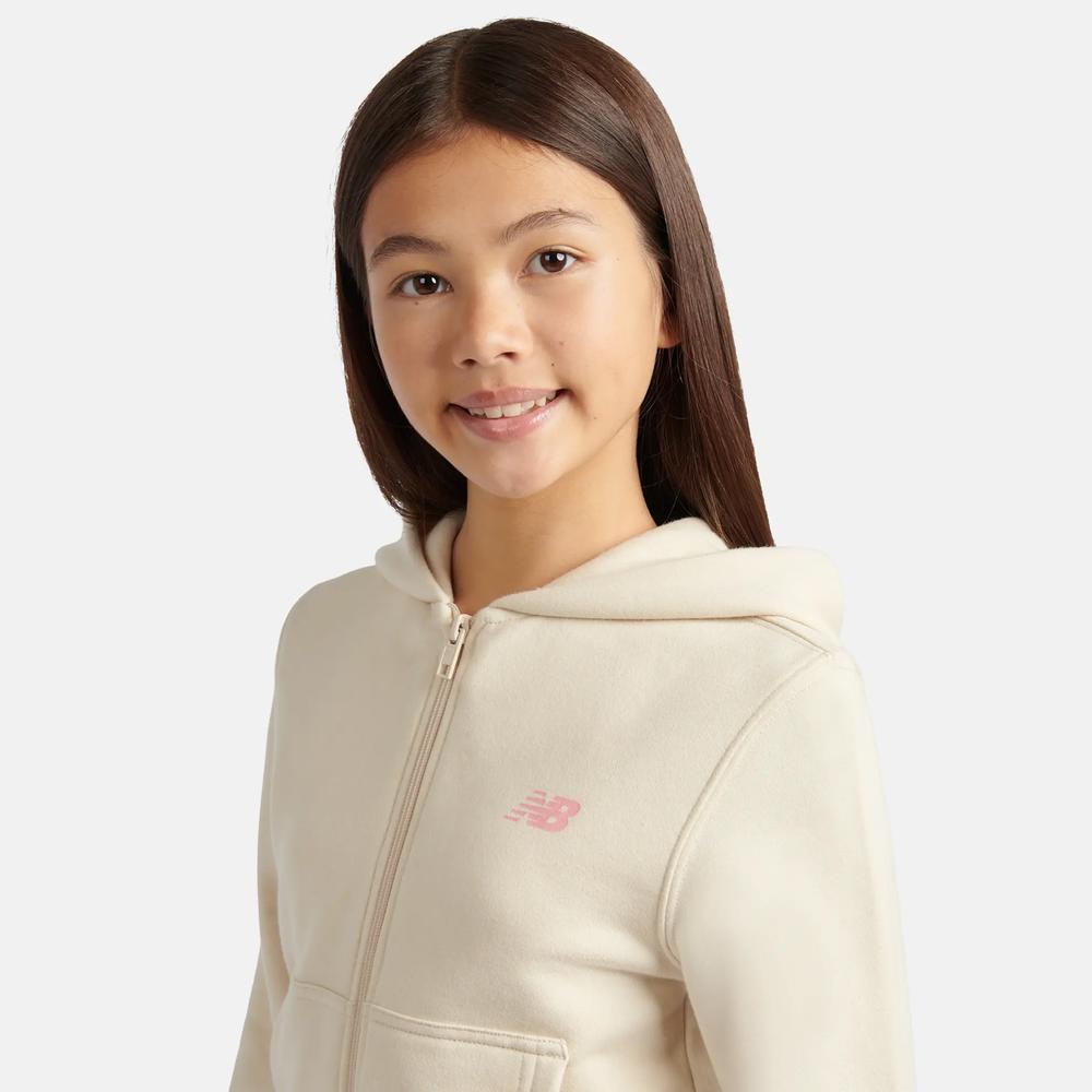 Dětské mikina New Balance YT61P93CLIN - béžové