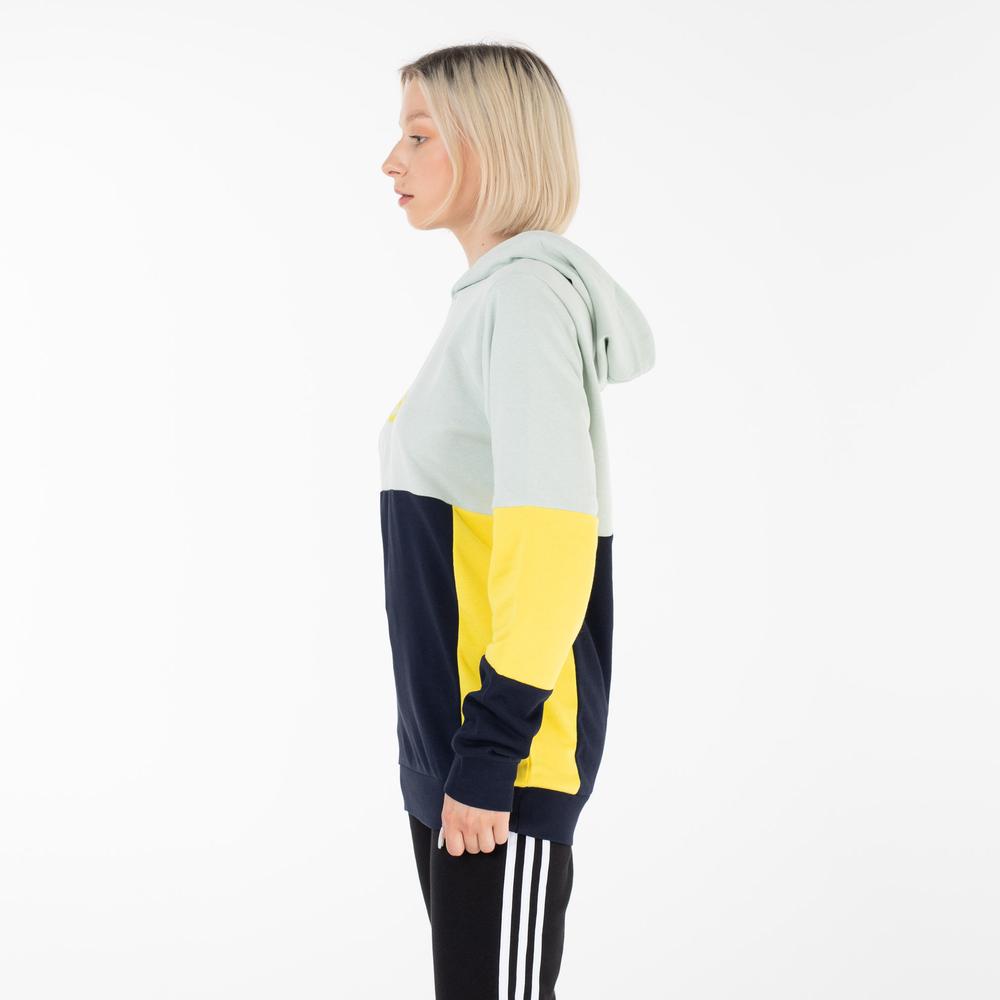 Blúza adidas Colorblock Fleece HN8567 - viacfarebné