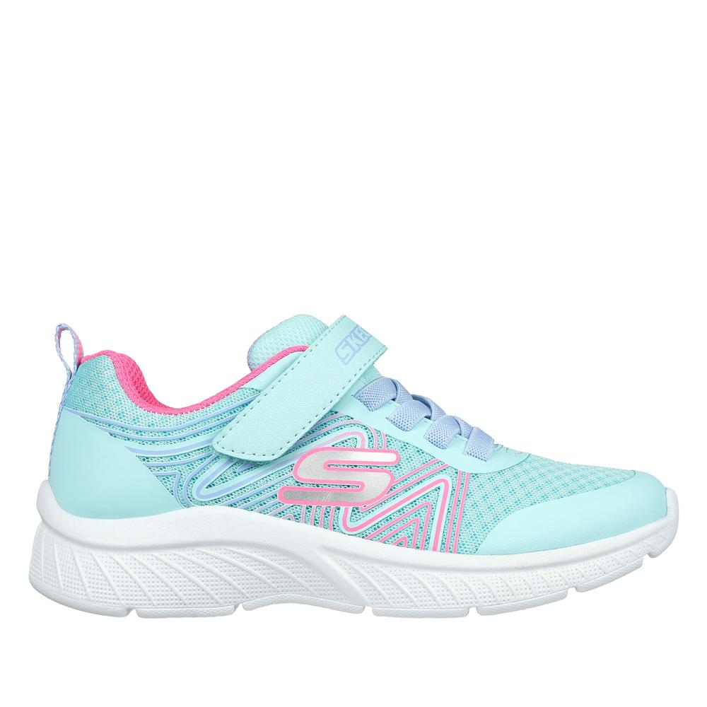 Detské topánky Skechers Microspec Plus Swirl Sweet 303535LAQPK - modré