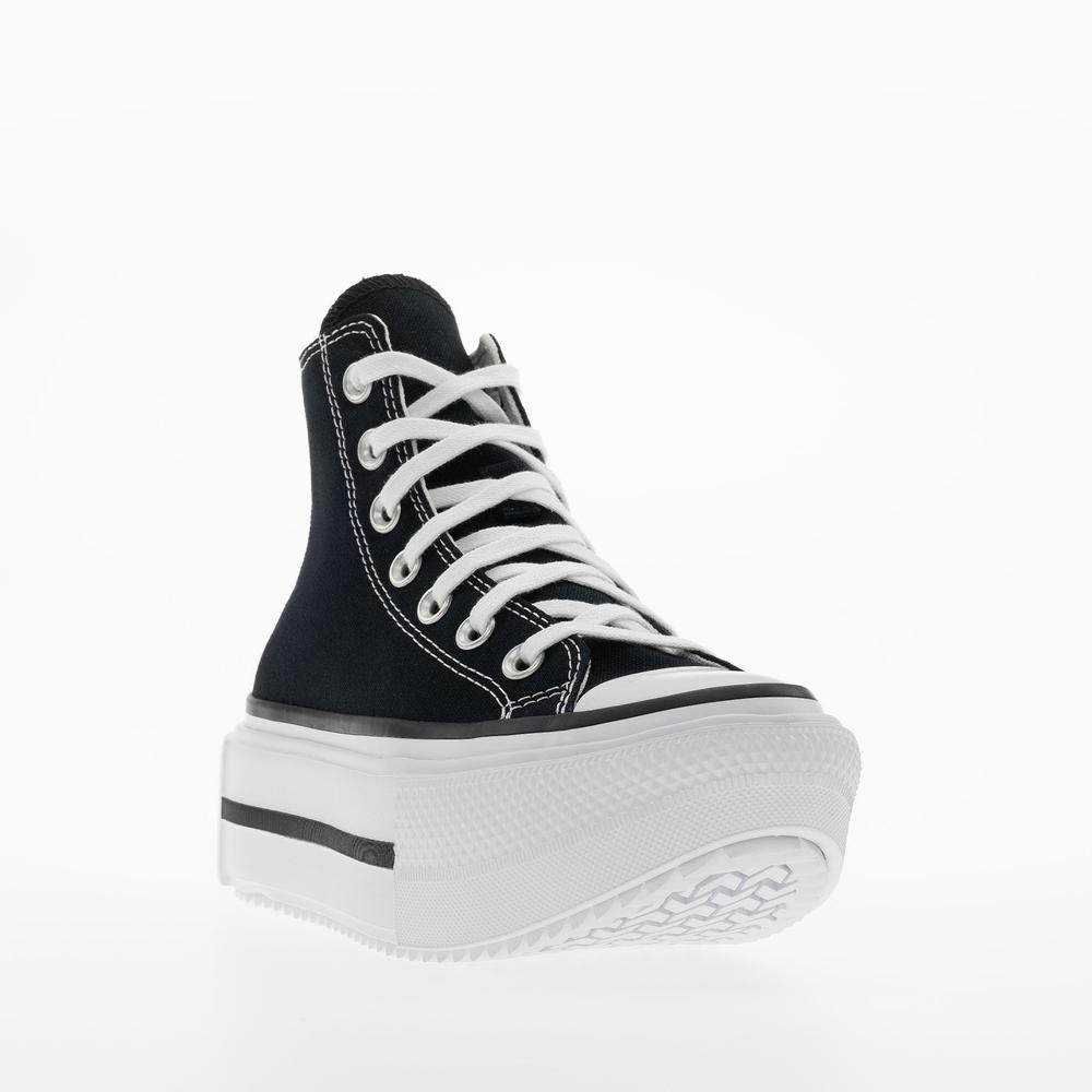 Dámske topánky  Converse Chuck Taylor All Star Lift Double Stack A12975C - čierne