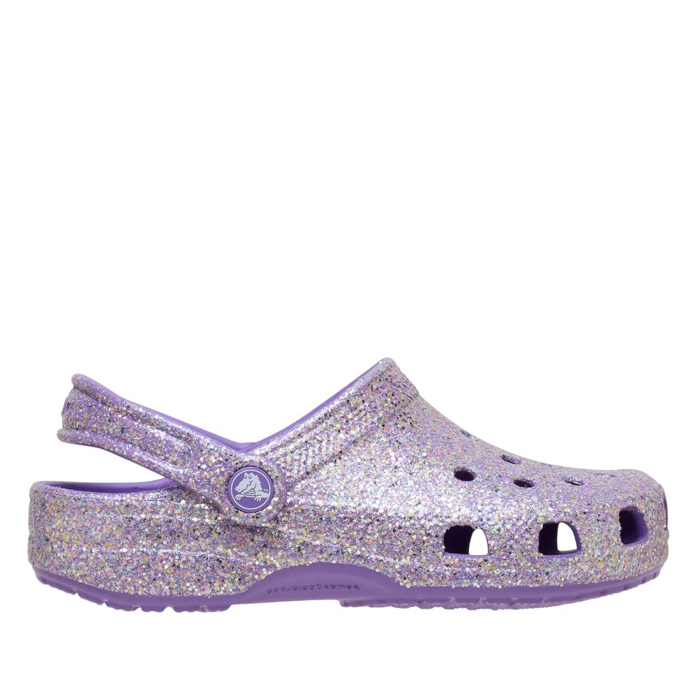 Klapky Crocs Classic Fantasy Glitter Clog 212561-510 - fialové