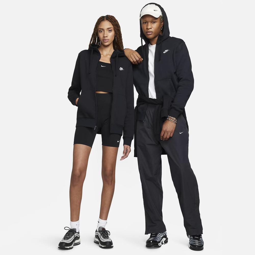 Blúza Nike NSW W Club Hoodie FZ BV2645-010 - čierne