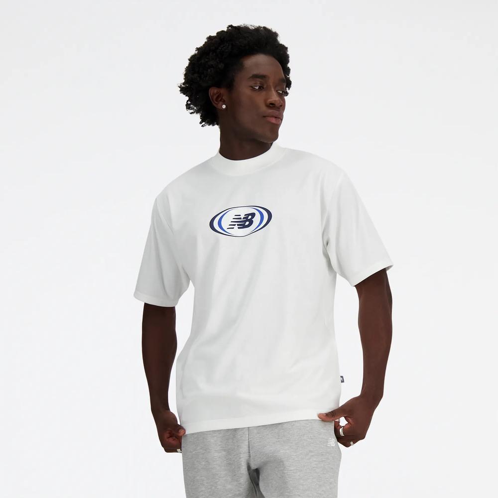 Pánske tričko New Balance MT41600WT - biele