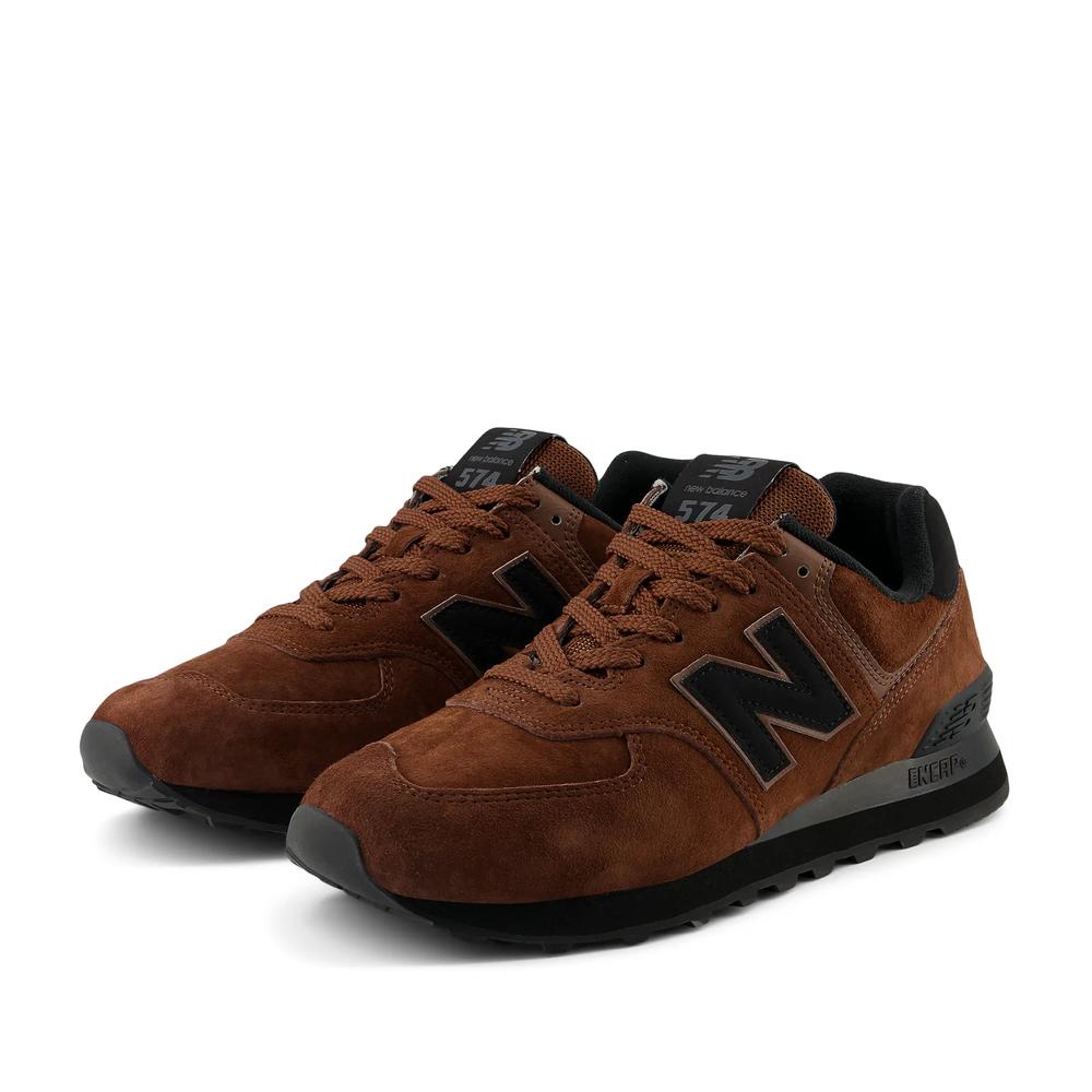 Topánky New Balance U574LEB - hnedé