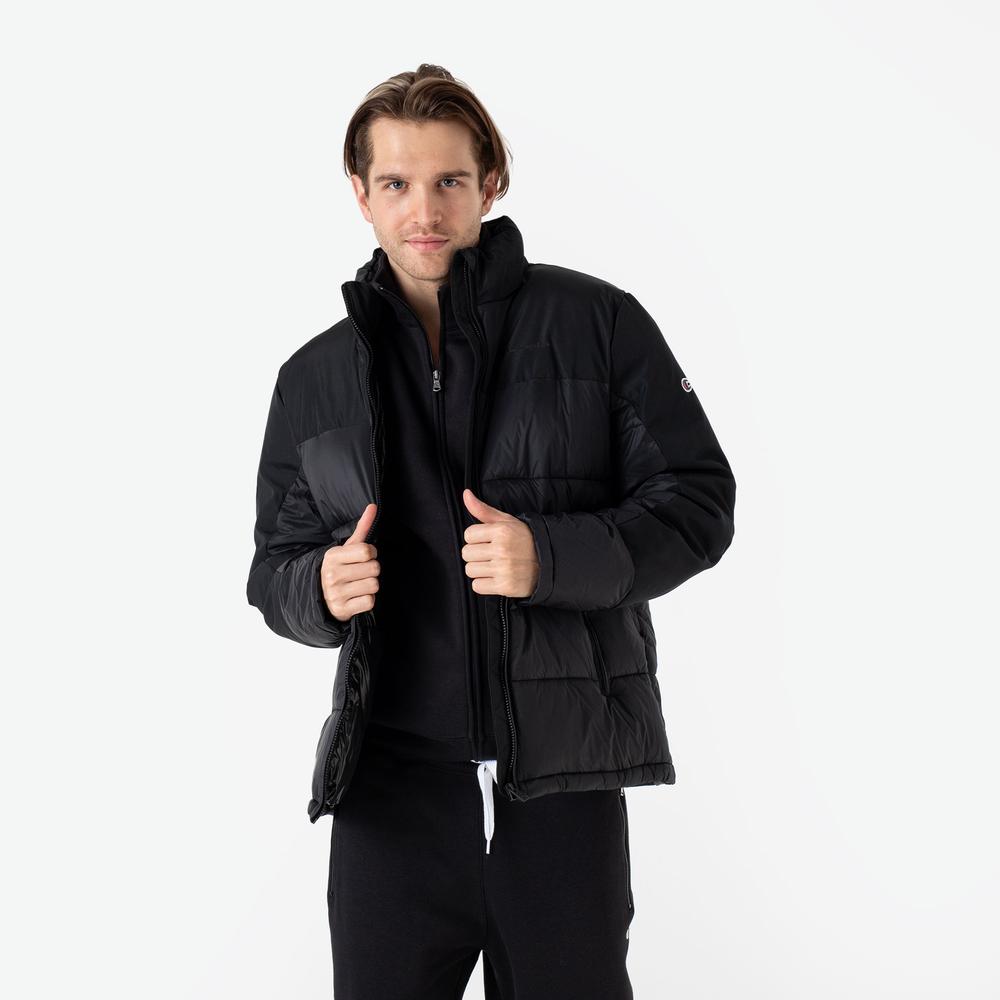 Bunda Champion C Logo Full-Zip Padded 219191-KK001 - čierne
