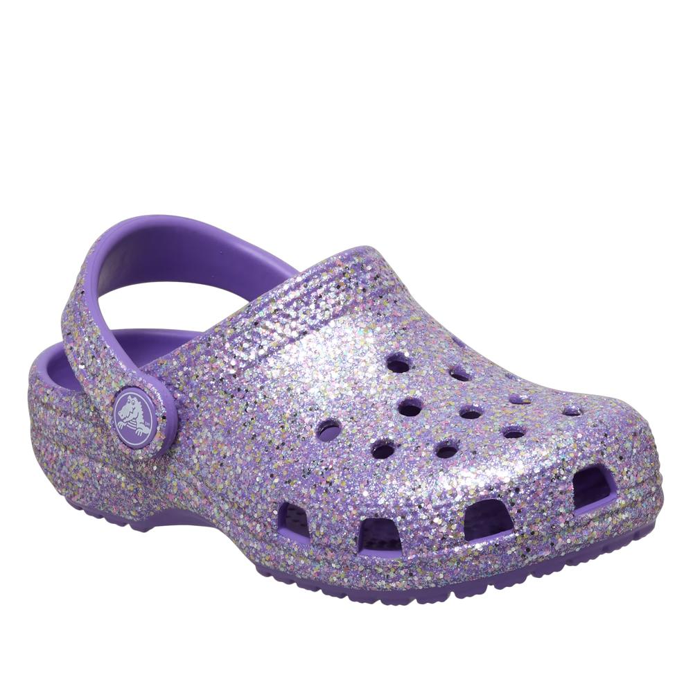 Klapky Crocs Classic Fantasy Glitter Clog 212562-510 - fialové