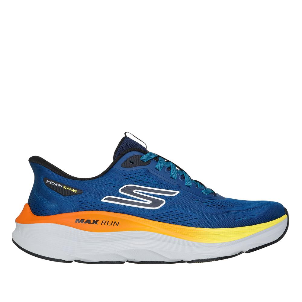 Topánky pánske Skechers Slip-ins: Max Run 221000NVMT - tmavomodré