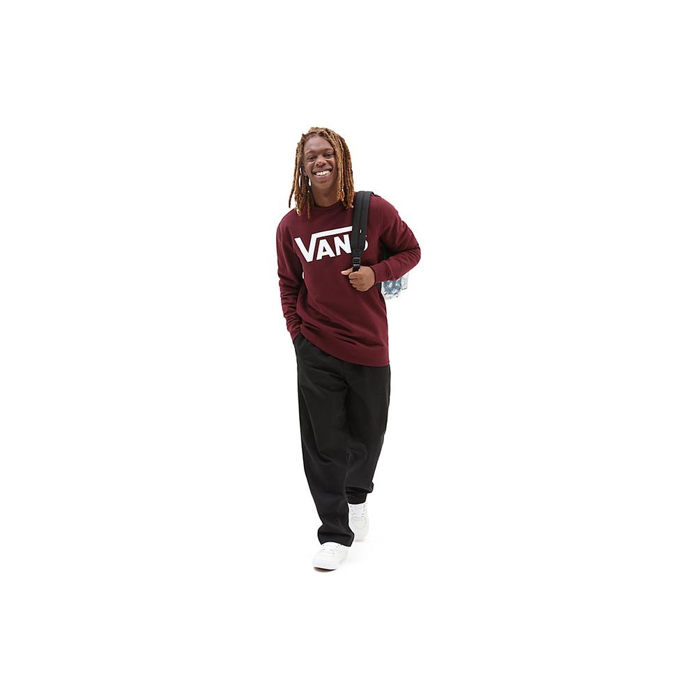 Blúza Vans Classic Crew VN0A456A4QU1 - bordóvé