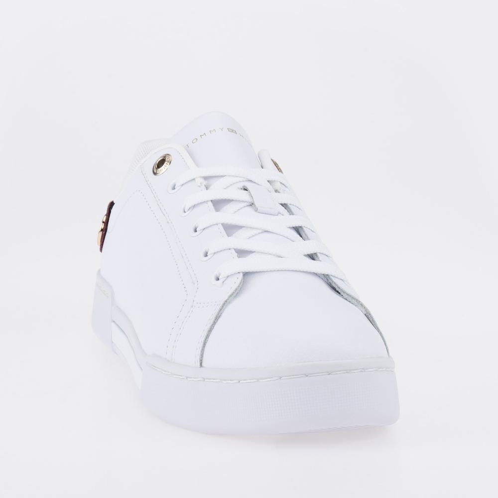 Topánky Tommy Hilfiger Button Detail Court FW0FW06733-YBR - biele