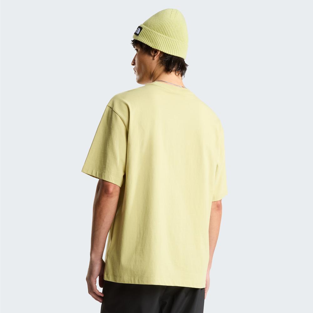 Mužský tričko The North Face Essential Simple Dome 0A8EVWG731 - žltá