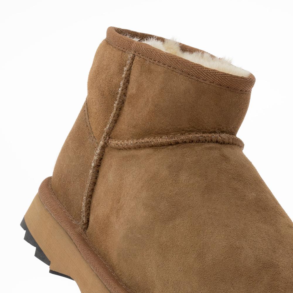 Topánky Emu Sharky Micro Womens Sheepskin W12548CHEB - hnedé