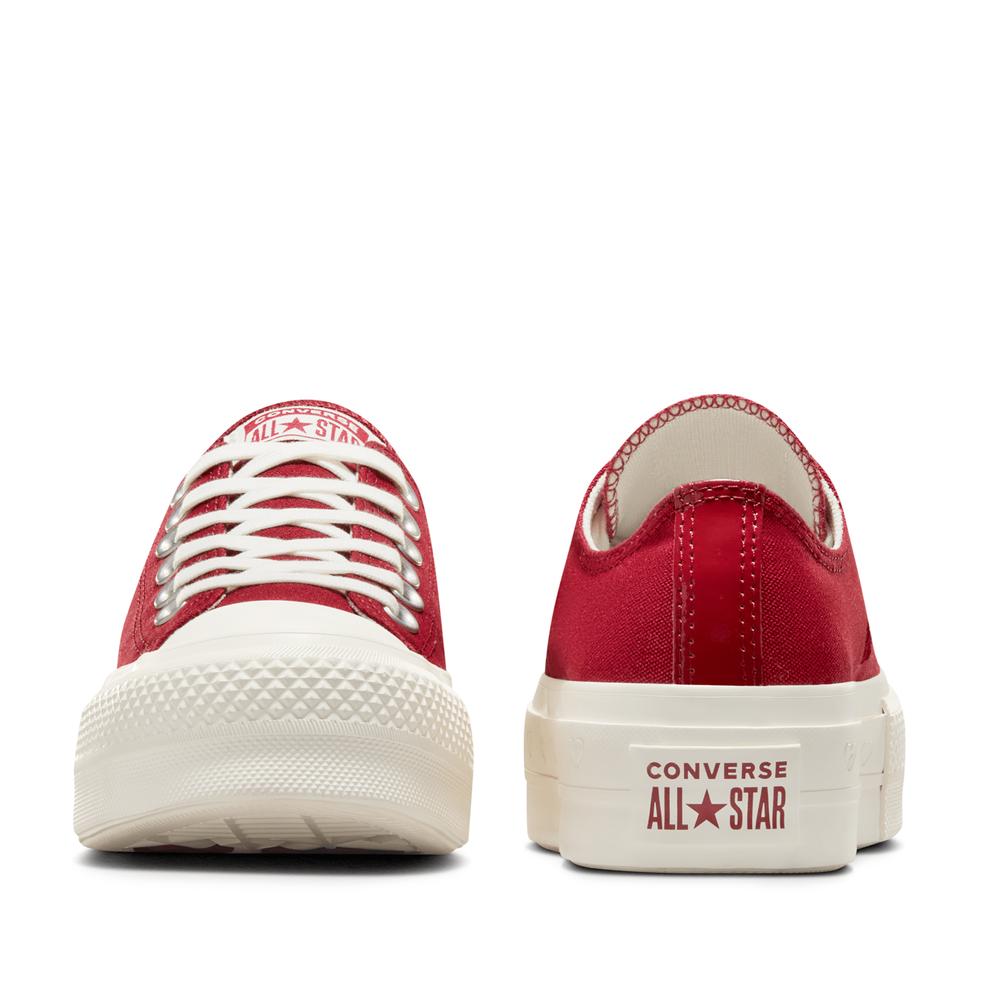 Topánky Converse Chuck Taylor All Star Lift Platform Valentine's Day A13653C - červené
