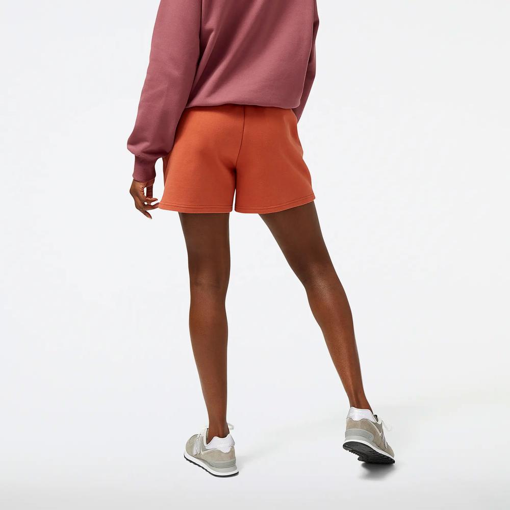 Dámske šortky New Balance WS23552MHY – pomarančové