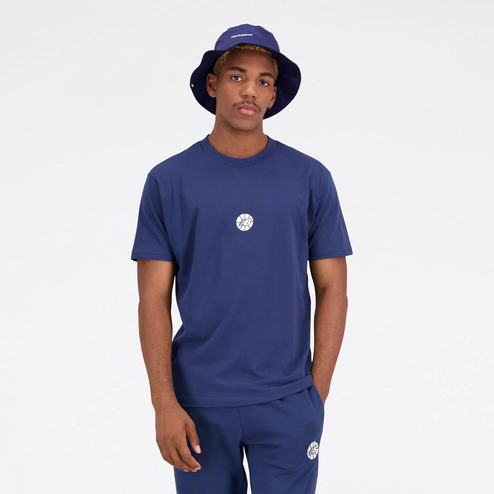 Pánske tričko New Balance MT23582NNY – tmavomodré